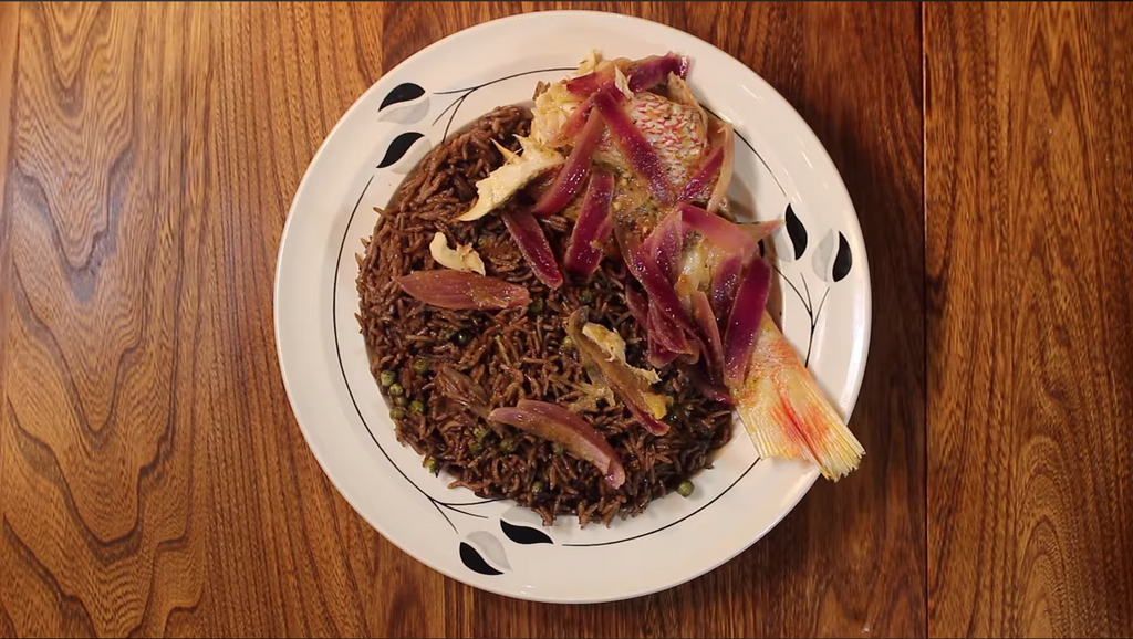 Recette riz djon djon et poisson en sauce par PHAFO