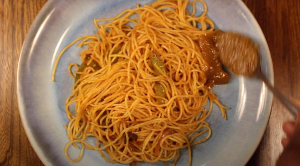 Recette du spaghetti aux harengs par Phafo