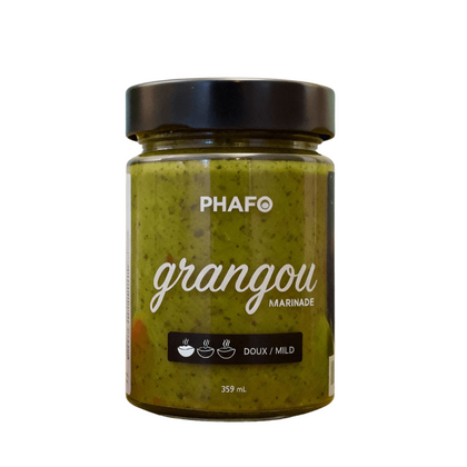 Pot de Marinade Grangou Phafo, epis haïtien cru sans vinaigre