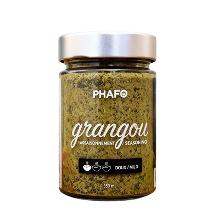 Pot de Grangou Assaisonnement Phafo, epis haïtien sec en poudre